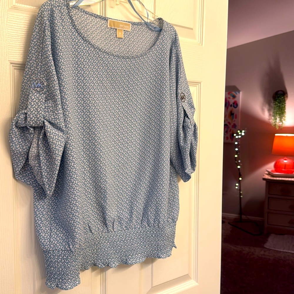 Gathered blouse Michael Kors Sz M